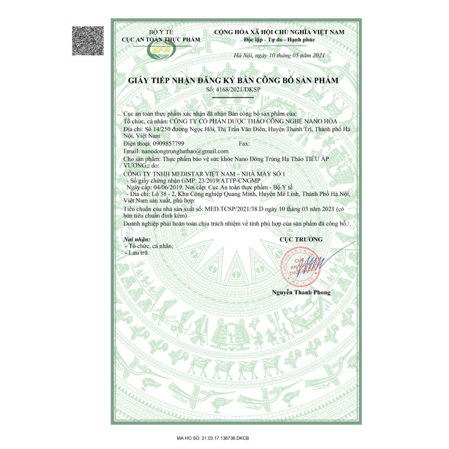 Nano đông trùng hạ thảo TAV - Ảnh 6